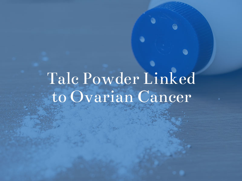 talc powder linked to ovarian cancer