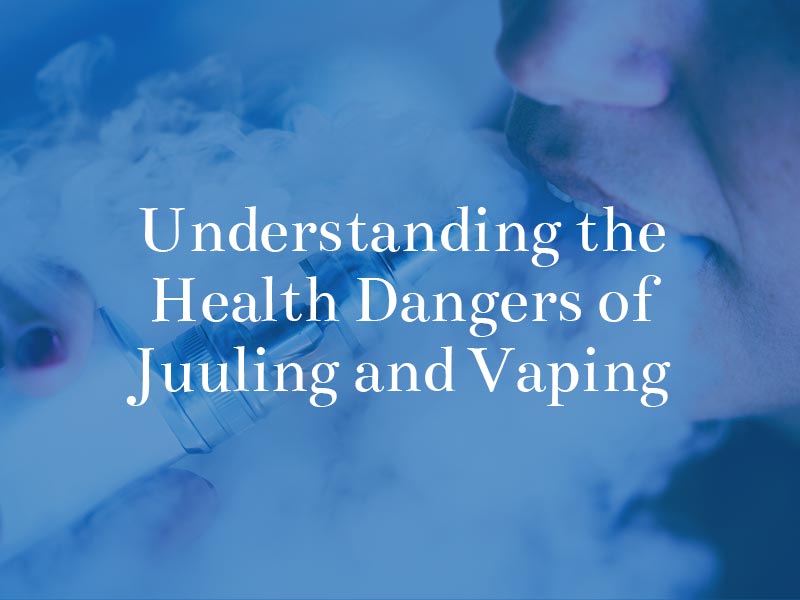 a person exhaling from vaping