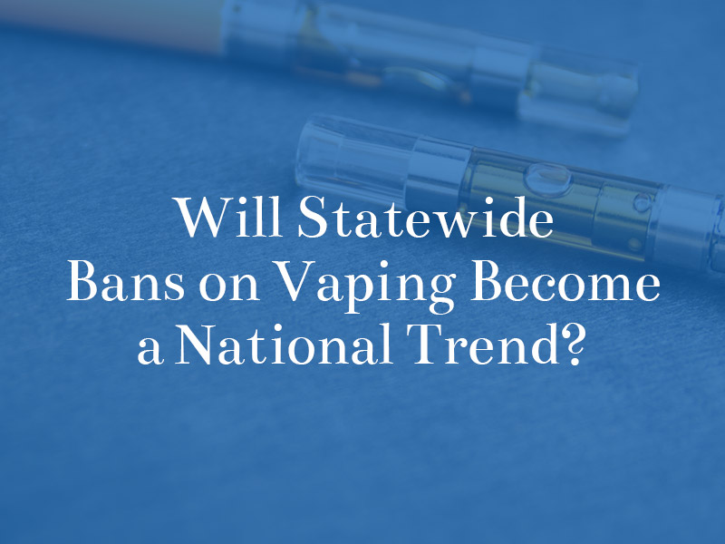 statewide ban on vaping